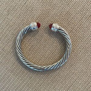 David Yurman 7mm cable bracelet.
